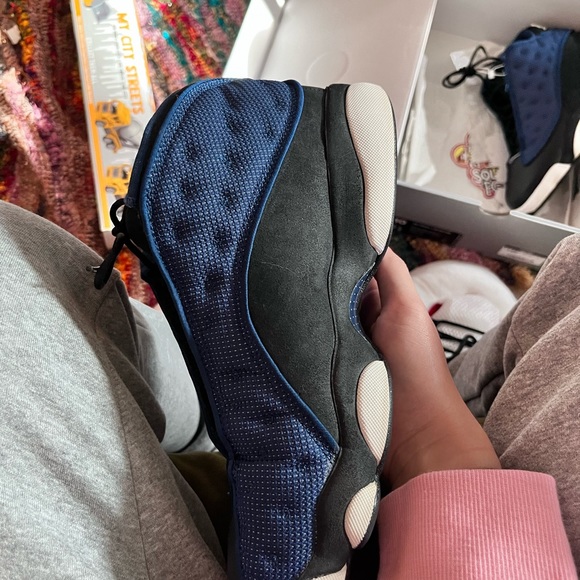 Jordan 13 Retro Brave Blue Size 10 men’s slightly used - Picture 7 of 9